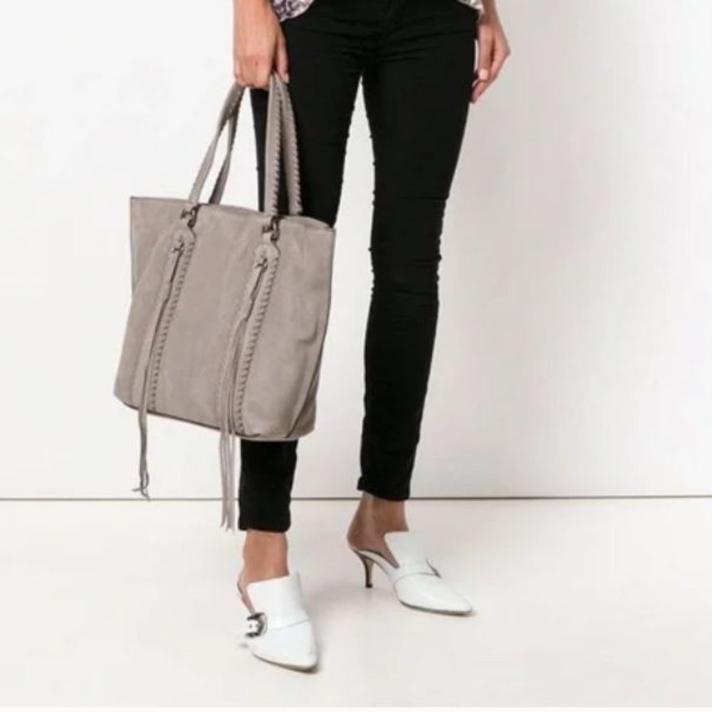 Rebecca Minkoff  Paige Suede Tote Taupe